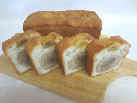 たっぷり栗のパウンドケーキ